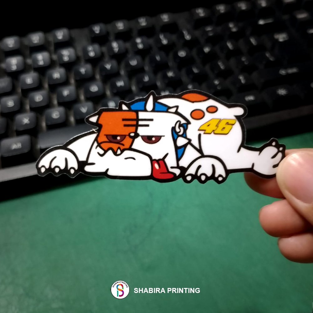 

Stiker Valentino Rossi Bulldog Tahan Air Waterproof Bahan Vinil