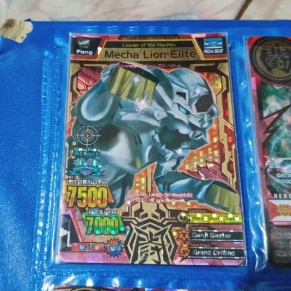 kartu strong animal kaiser mecha lion elite s2 ultra rare original