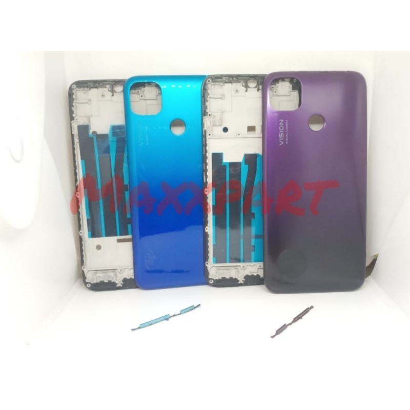 HOUSING/CASING FULLSET BACKDOOR + TULANG TATAKAN LCD ITEL VISION 1 L6005