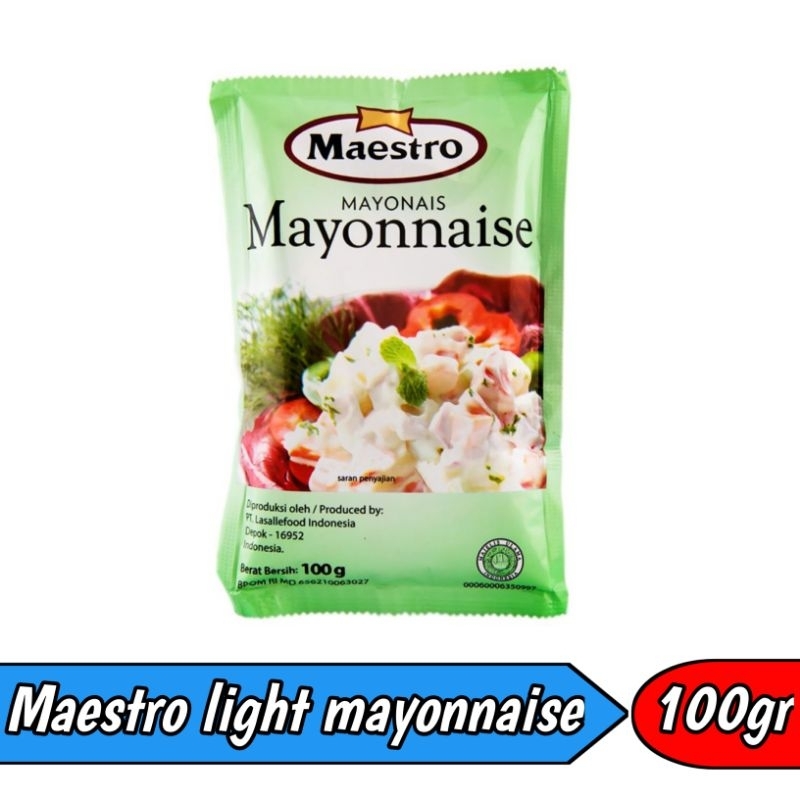 

Maestro mayonnaise 100gr satuan