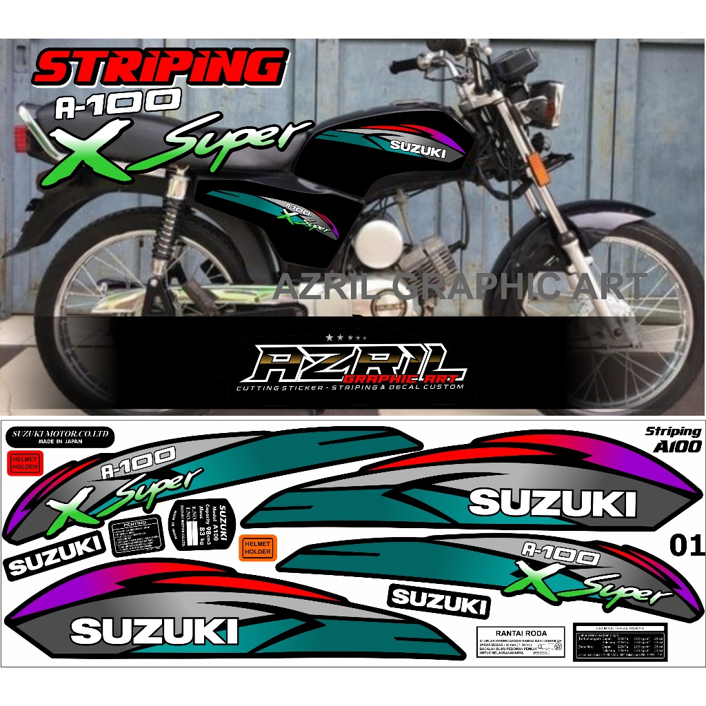 Striping Suzuki A100 X Super