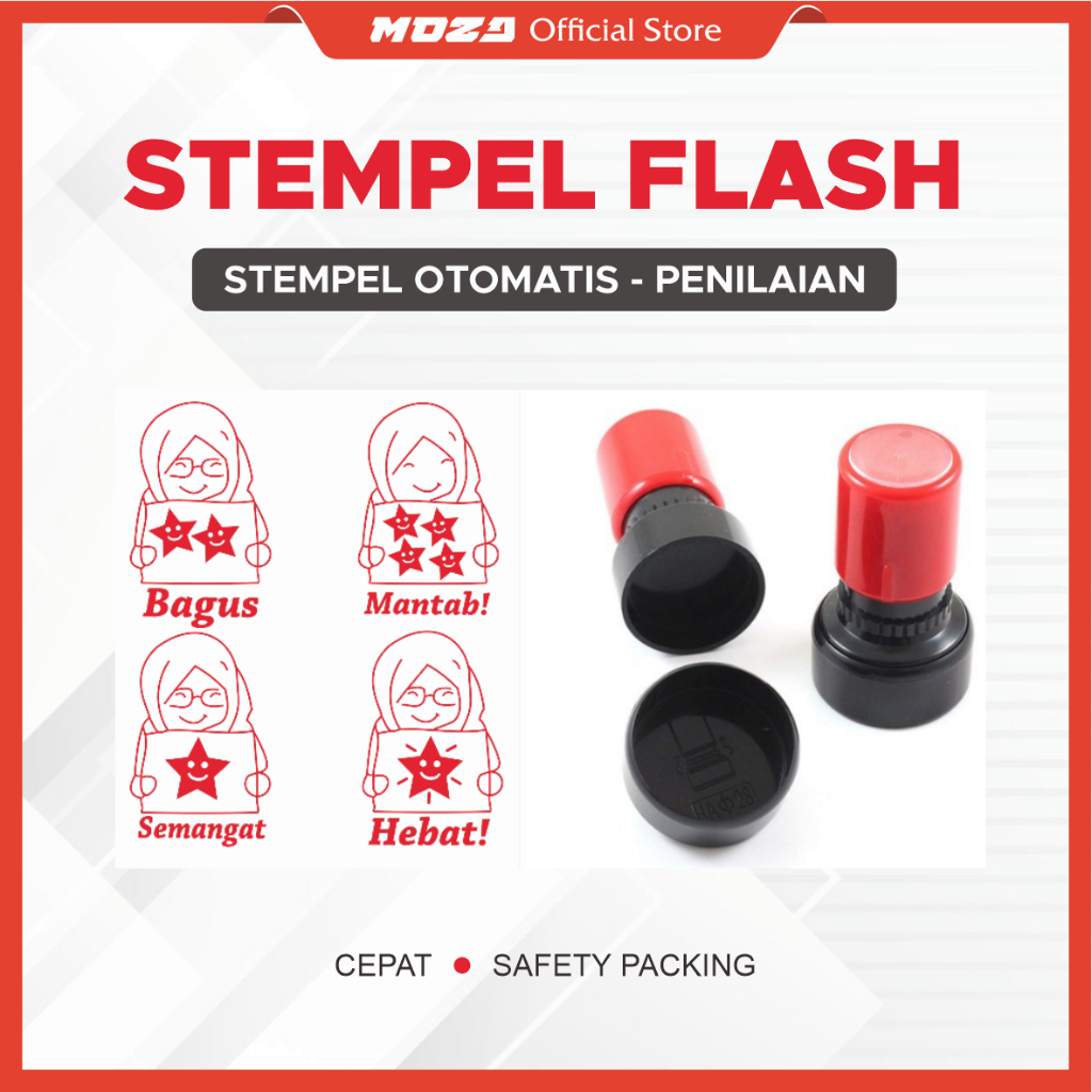 

Stempel Otomatis - Stempel Flash Kilat - Stempel Penilaian Guru - Diameter 25mm