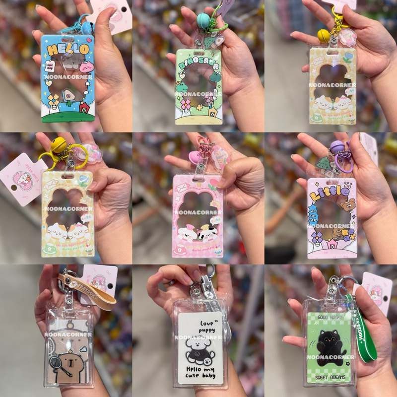 

Miniso ‼️ Cahol / ID Photo Card / Card Holder Acrylic Animal Cute Collections (Capybara / Cat / Dog / Dinosaurus)