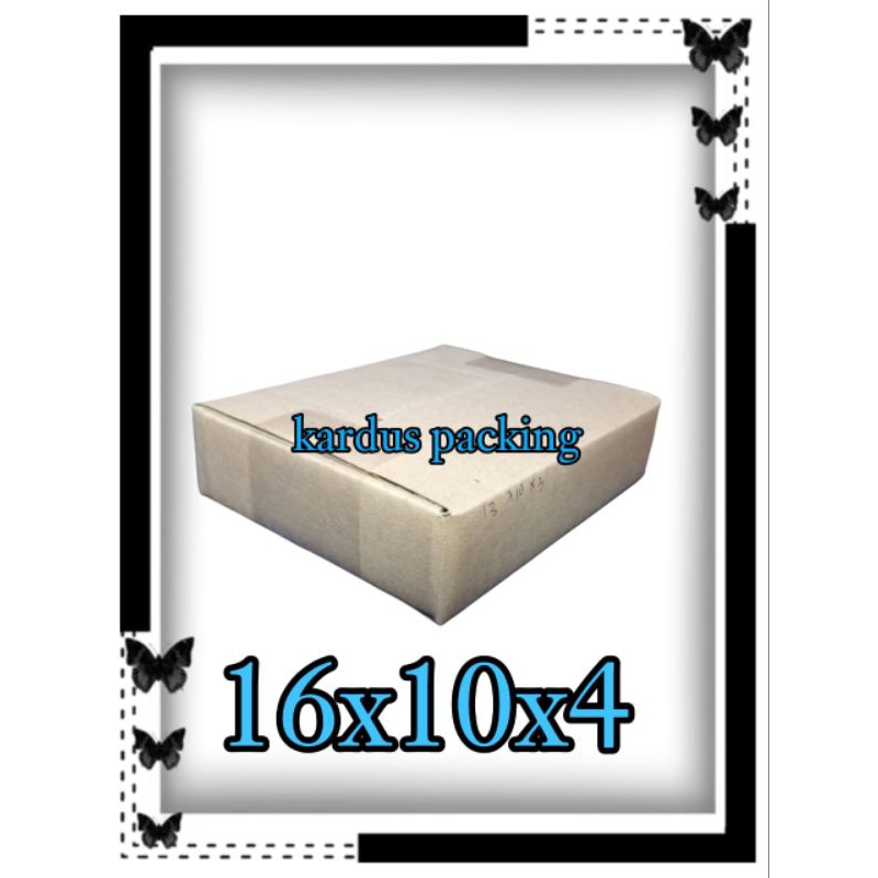 

kardus polos UK 16x10x4 kardus packing kardus sedang