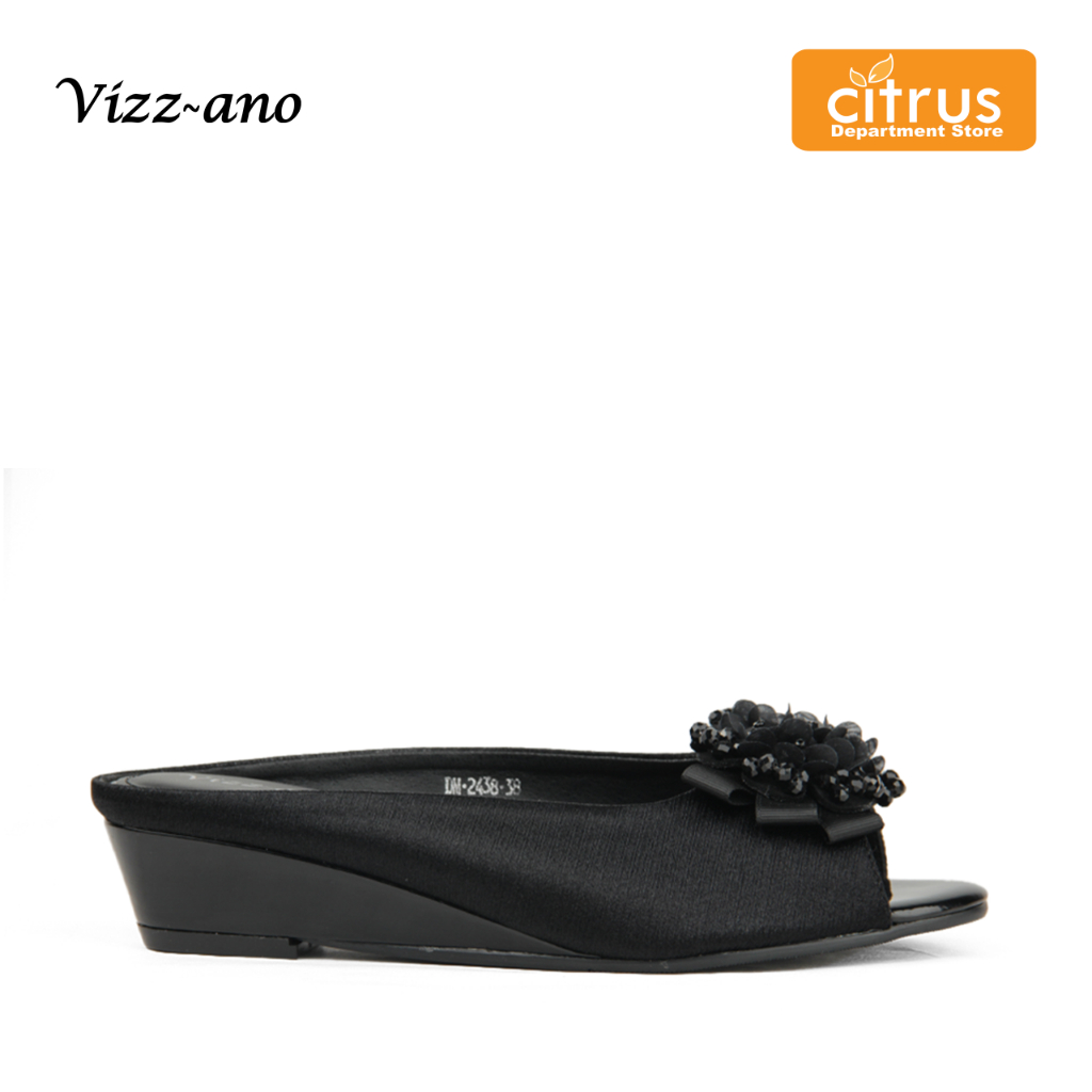 Vizzano DM2438 Sandal Wanita Black Champagne