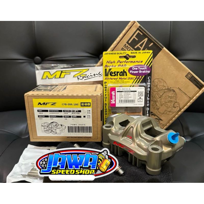 Kaliper MFZ racing radial 4P cnc billet pitch 100mm