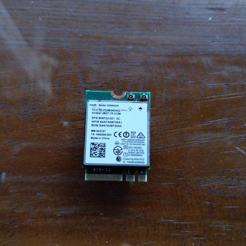 wifi card laptop hp zbook 15 g3