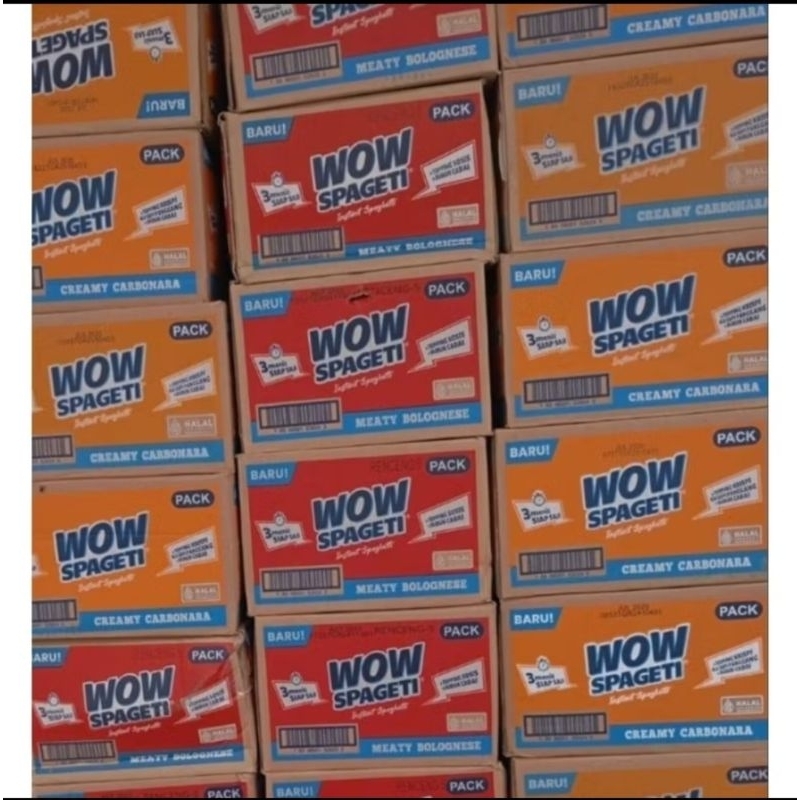 

WOW Spageti Creamy carbonara isi 40 pcs/Karton