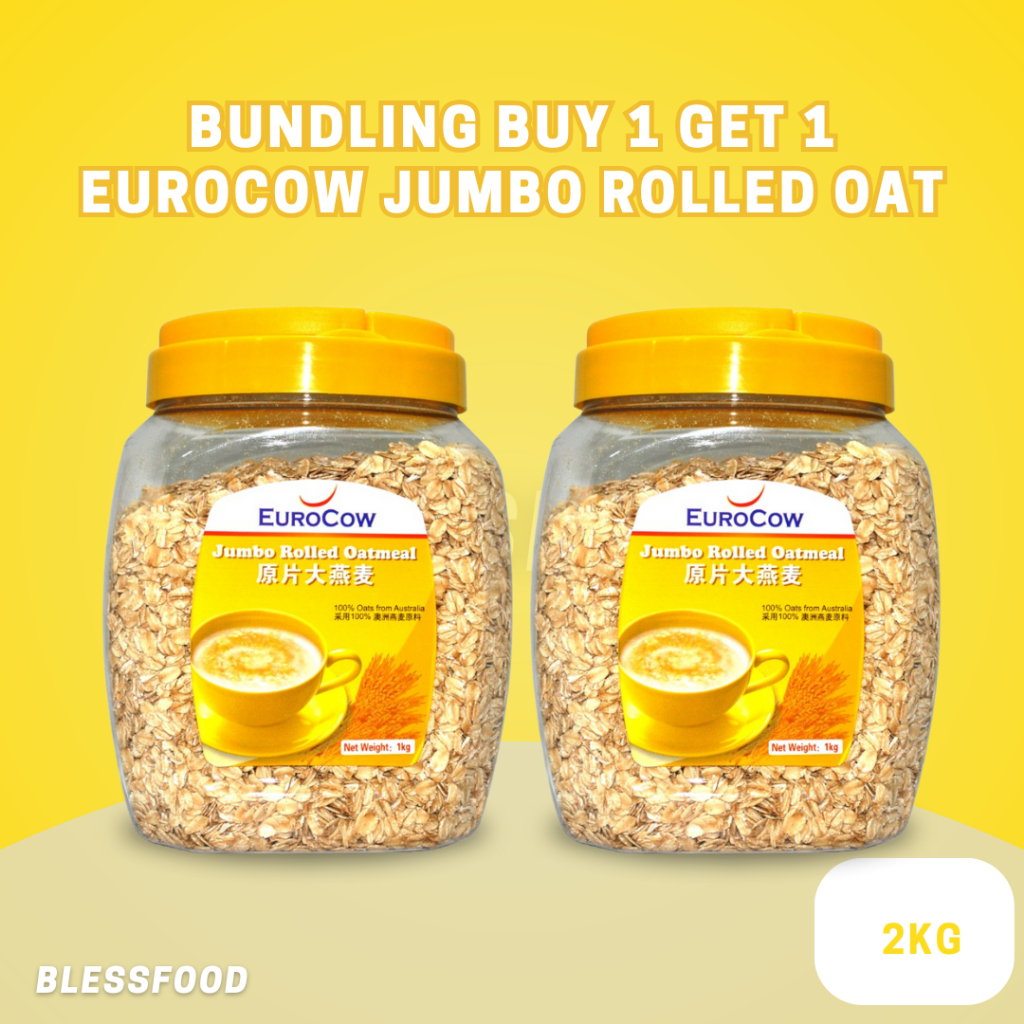 

Bundling BUY 1 GET 1 Eurocow Jumbo Rolled Oatmeal