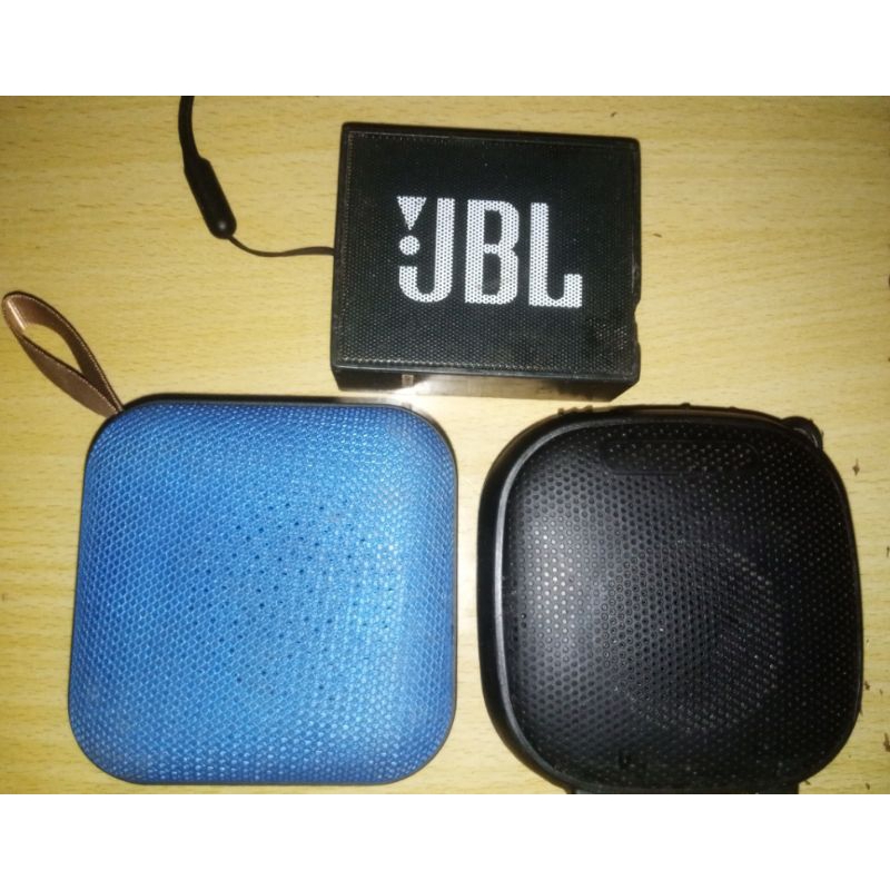 speaker bluetooth second JBL (3pcs), yg kotak original jbl go 1, baterai awett suara normal