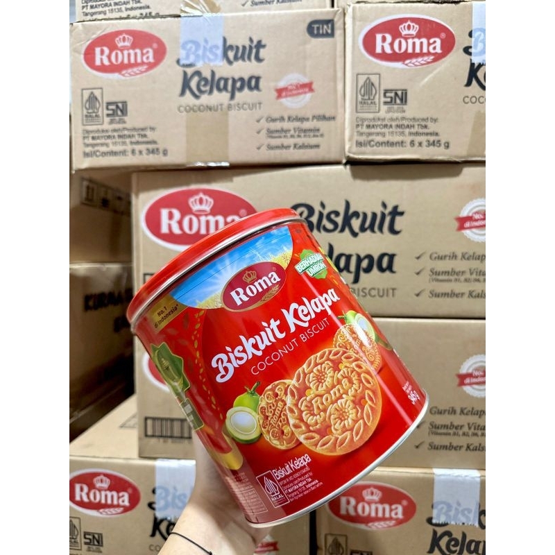 

Roma Biskuit Kelapa Kaleng 345 gram