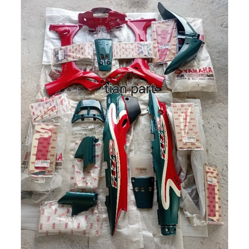 body set f1zr caltex plus striping full set original 