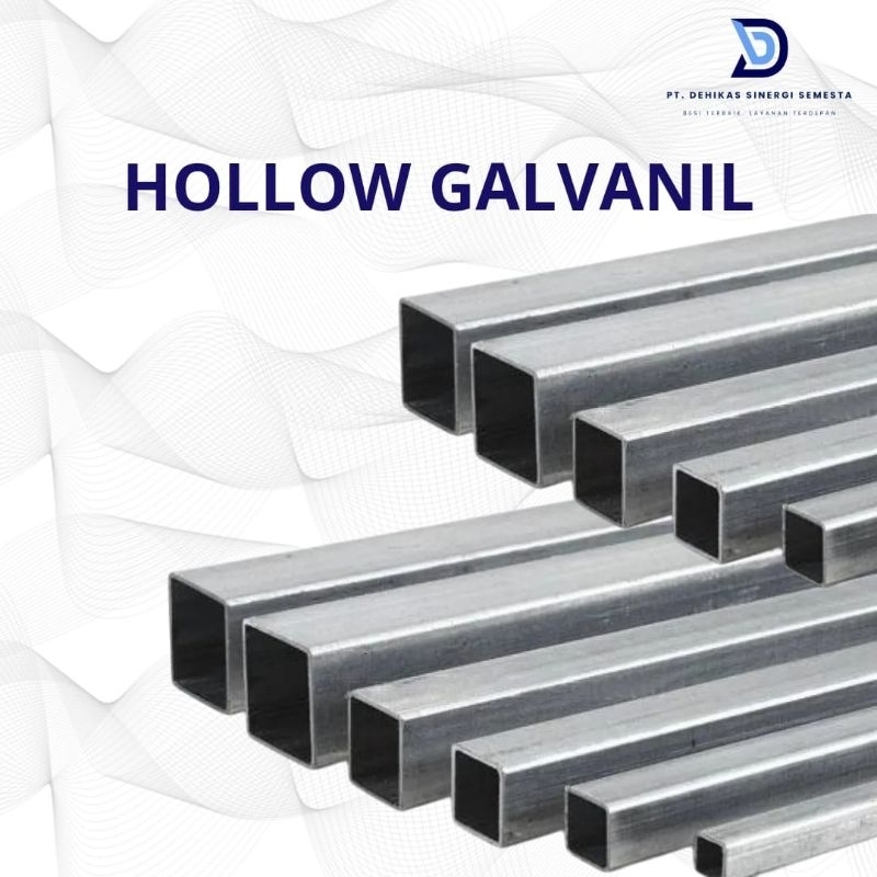 hollow GALVANIS 40X40 FULL panjang 6 meter