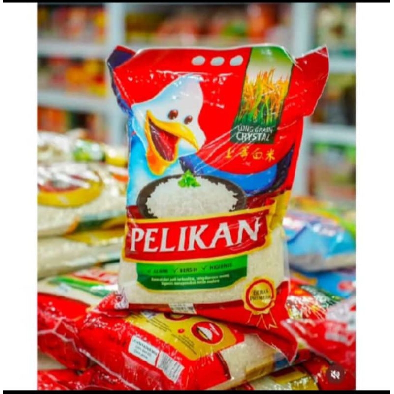 

beras pelikan 1 kg i