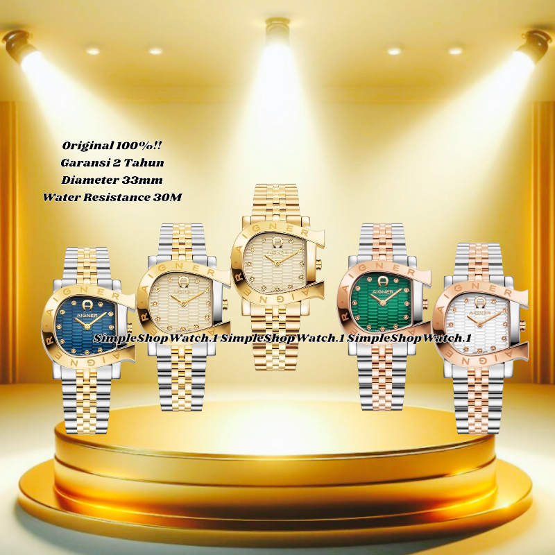 Original 100% AIGNER AGW.249001 AGW.249002 AGW.249003 AGW.249004 AGW.249005 Massa Due Jam Tangan Wan