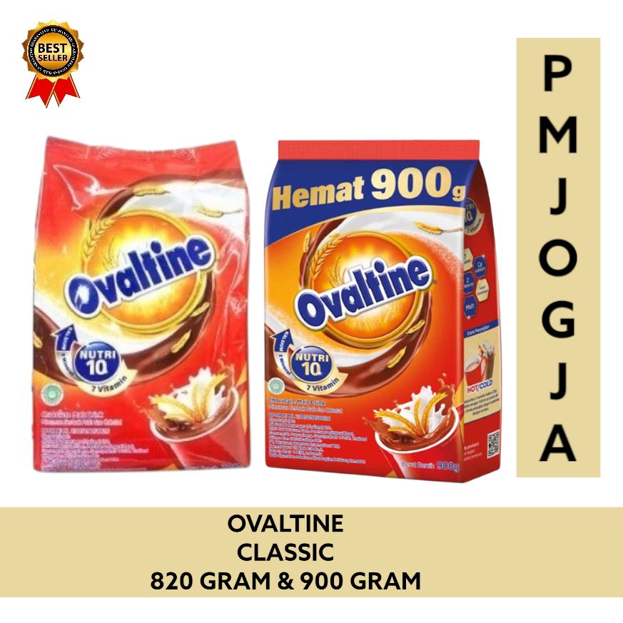 

Ovaltine Classic Susu Bubuk Coklat 900g 820 gram