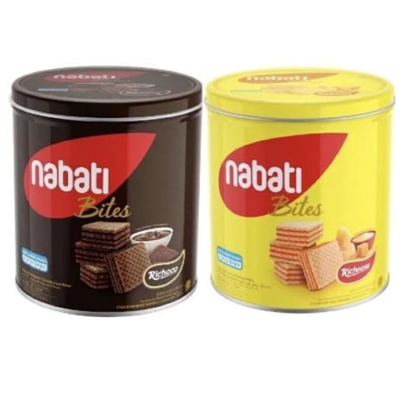 

Nabati Coklat/vanila kaleng Wafer Kaleng PACKING MENGGUNAKAN DUS