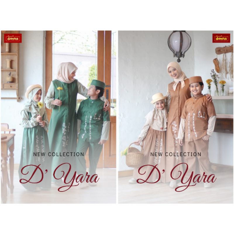 [Seri ibu dan anak] abaya ibu/abaya anak/setelan Koko lengan panjang D Yara Dannis Collection | 5 Fe