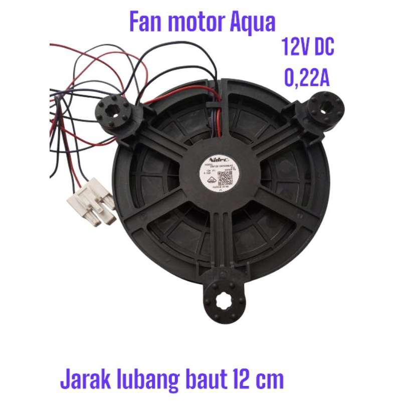 fan NIDEC kipas kulkas inverter NIDEC GW12E12MS1DB-52Z32 ORIGINAL