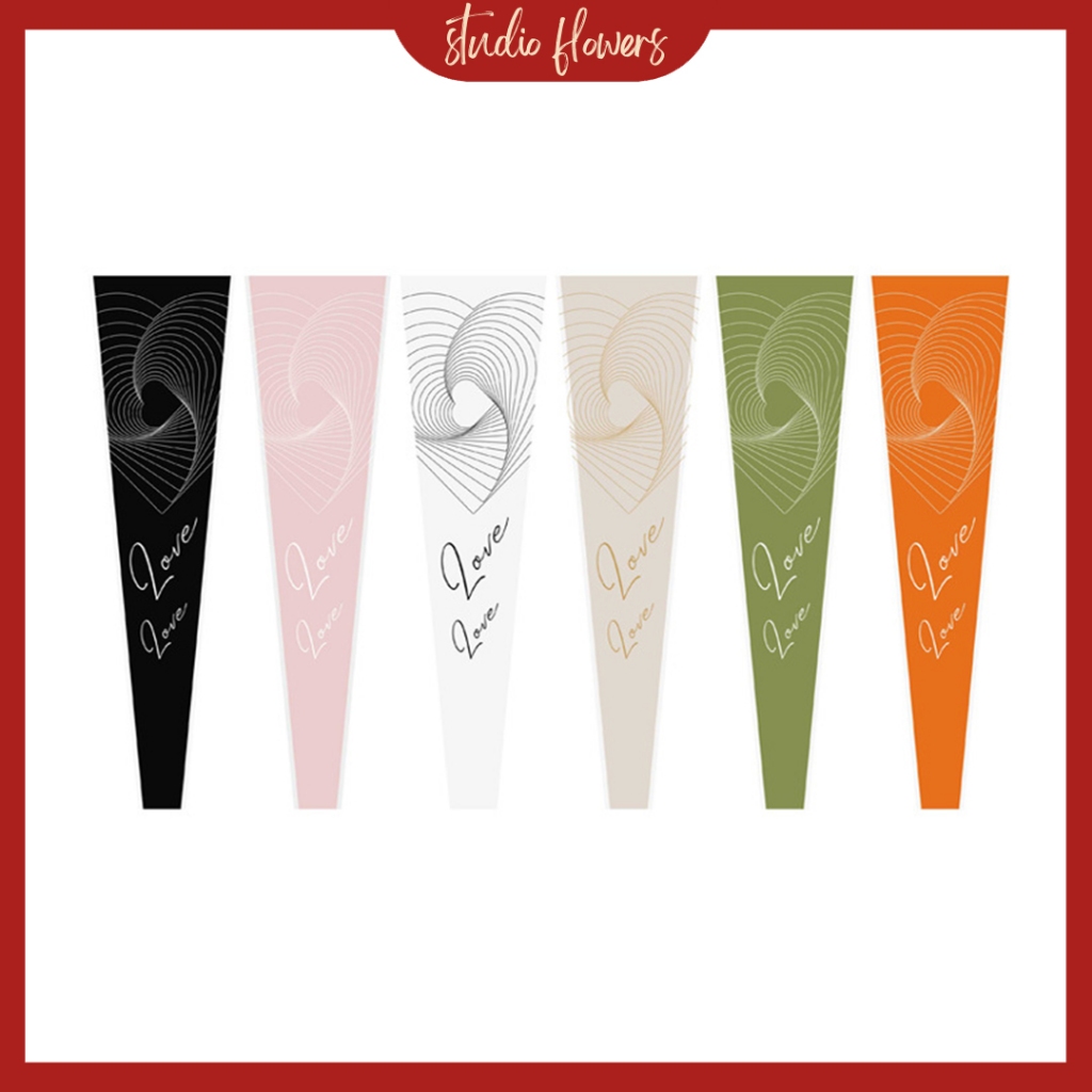 

(50 LEMBAR) Plastik Buket Bunga Rose Spiral Wrapping Plastik Mini Buket Plastik Bungkus Bunga SF09