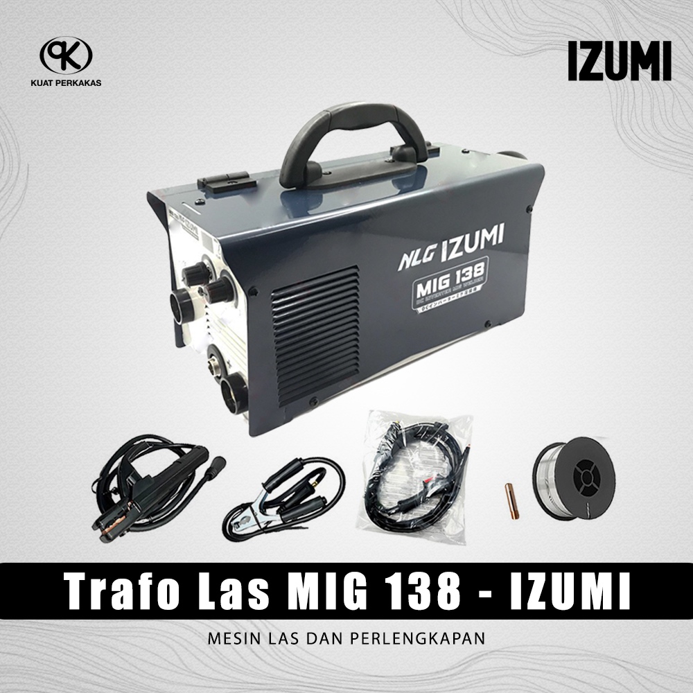 Mesin Las MIG 138 Izumi Gas-Less / Izumi Trafo Las MIG 138