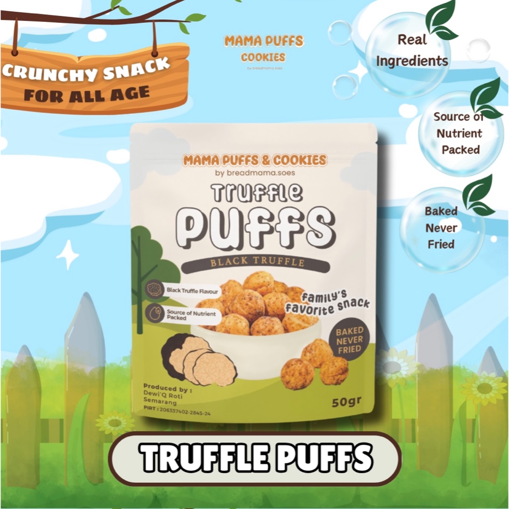 

Mama Puffs Cookies Cemilan Anak dan Keluarga Truffle
