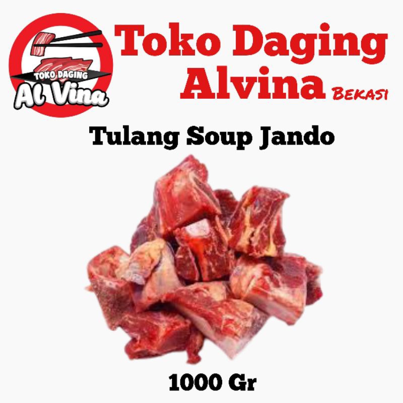 

Tulang soup Jando (kaldu kuah bakso)Toko Daging Alvina