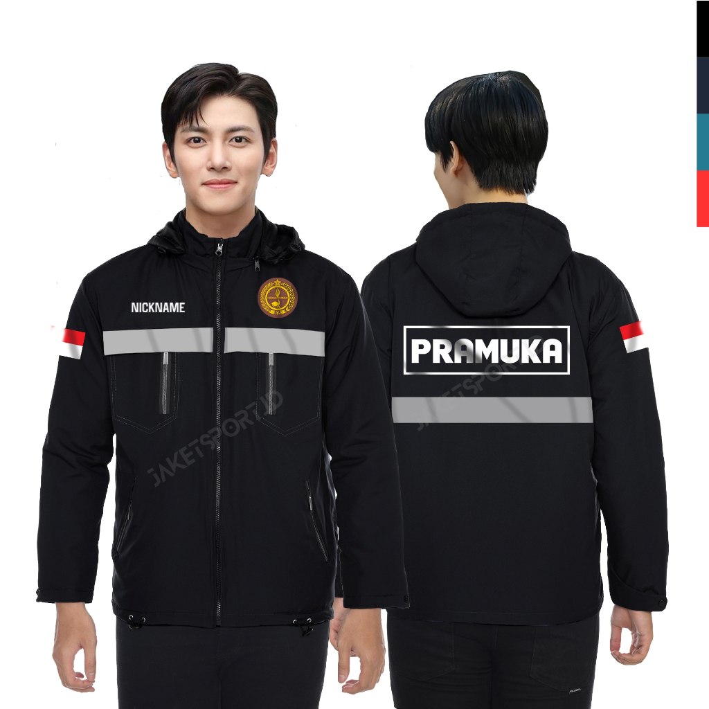 Jaket Pramuka Pembina Terbaru Winter Climber Keren Scotlight Pelatih Parasut Semi Wf Hangat Nyaman
