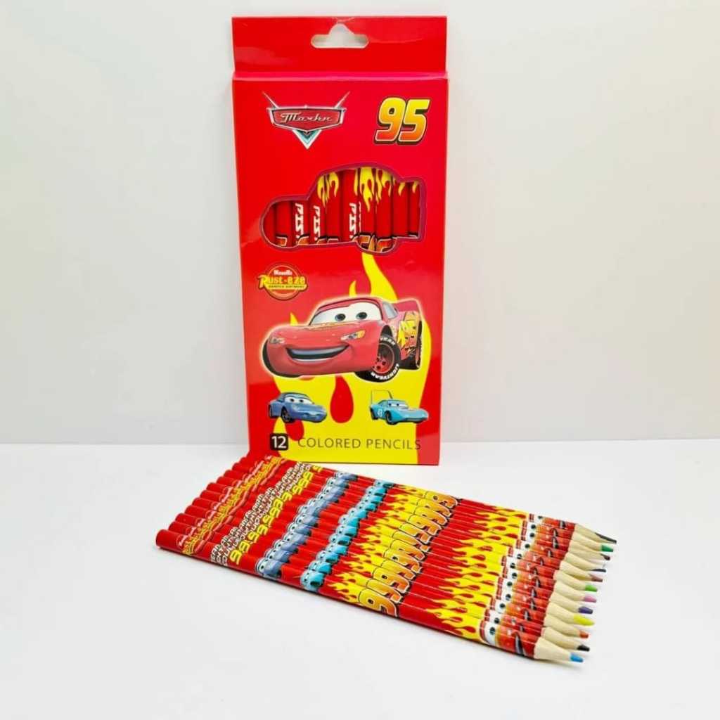 

AB42 Pensil Warna Isi 12pcs Set Mewarnai Karakter Colored Pencils 12Pcs Pensil Warna Karakter 12pcs