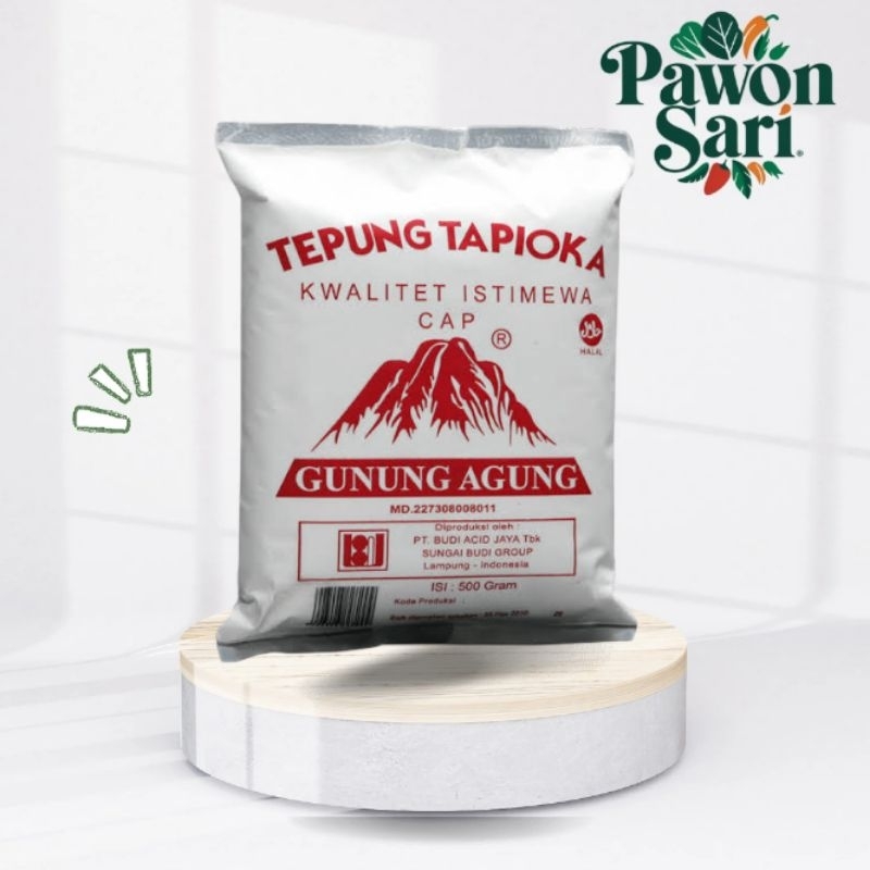 

tepung tapioka cap gunung agung 500gr