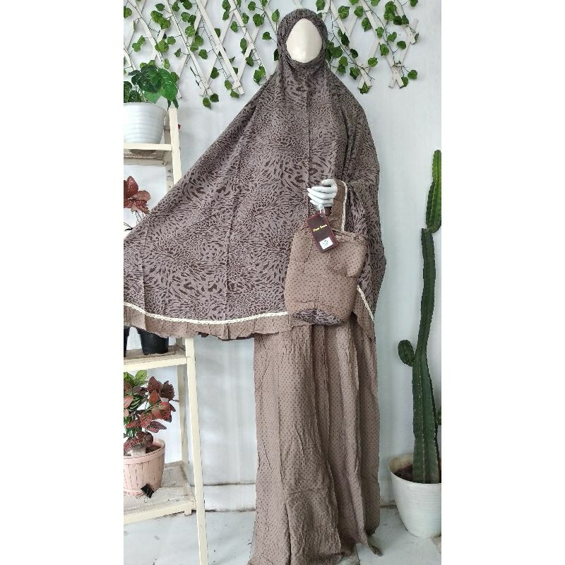 PUTRI DIANA Mukena Dewasa Warna Alam