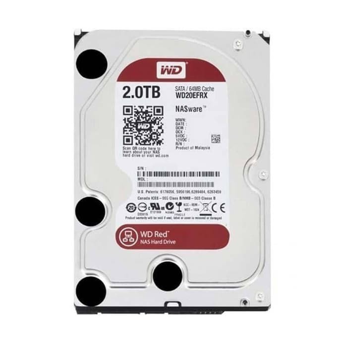 WD CAVIAR RED PLUS 2TB 4TB 8TB - NAS HDD SATA HARDDISK