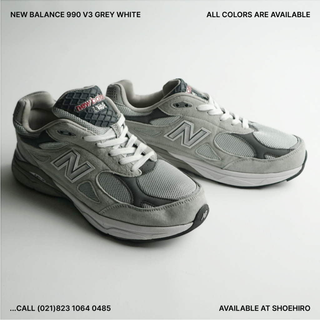 SHOEHIRO - NB 990 V3 GREY USA