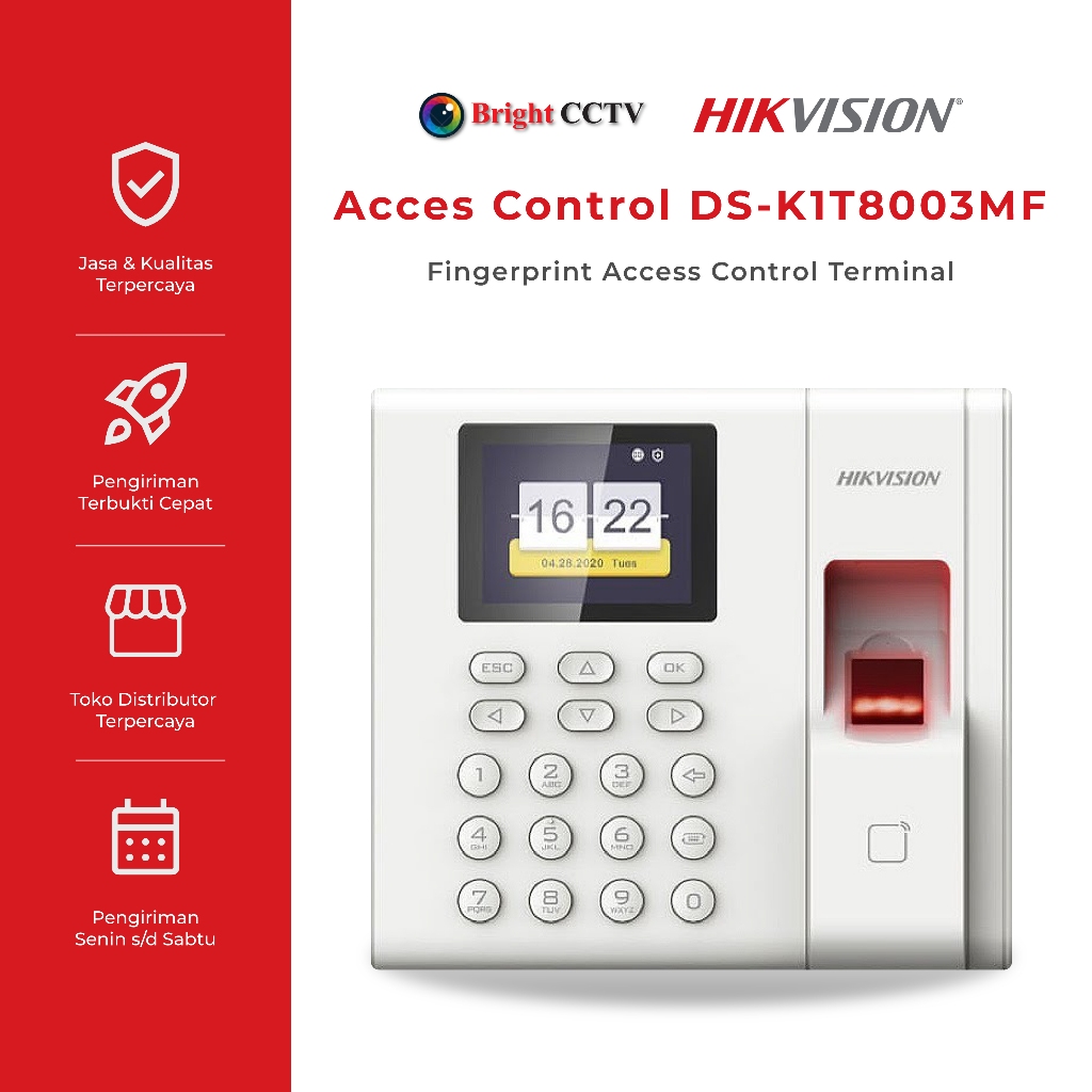 Hikvision DS-K1T8003MF Fingerprint Access Control