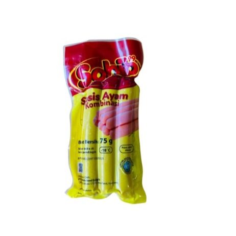 

Sohib99 Chicken Sausage 75gr / Sohib99 Sosis Ayam 75gr