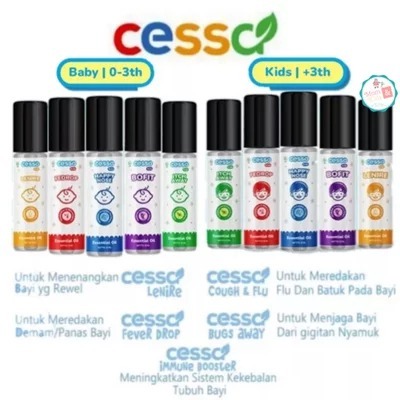 CESSA BABY & CESSA KIDS ESSENTIAL OIL NATURAL ESENSIAL OIL BAYI DAN ANAK - FRESHCARE ANAK - FRESHCAR