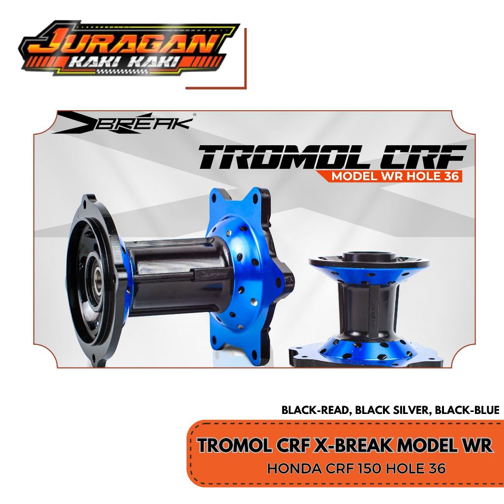TROMOL CRF X-BREAK MODEL WR HOLE 36