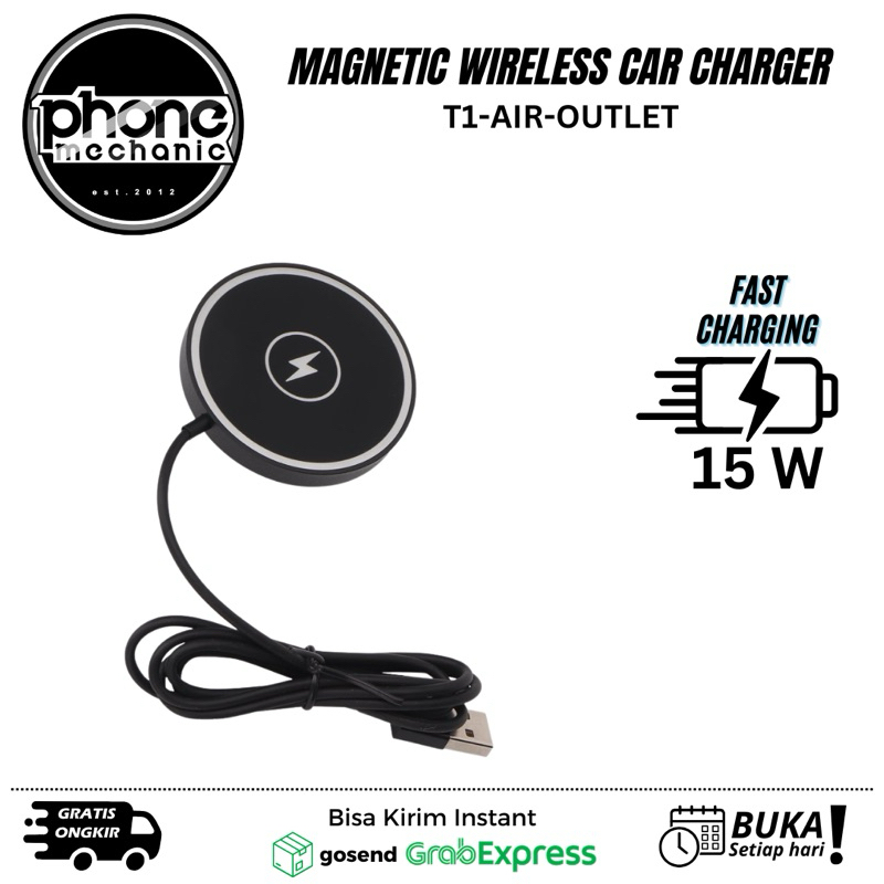 MAGNETIC WIRELESS CAR CHARGER