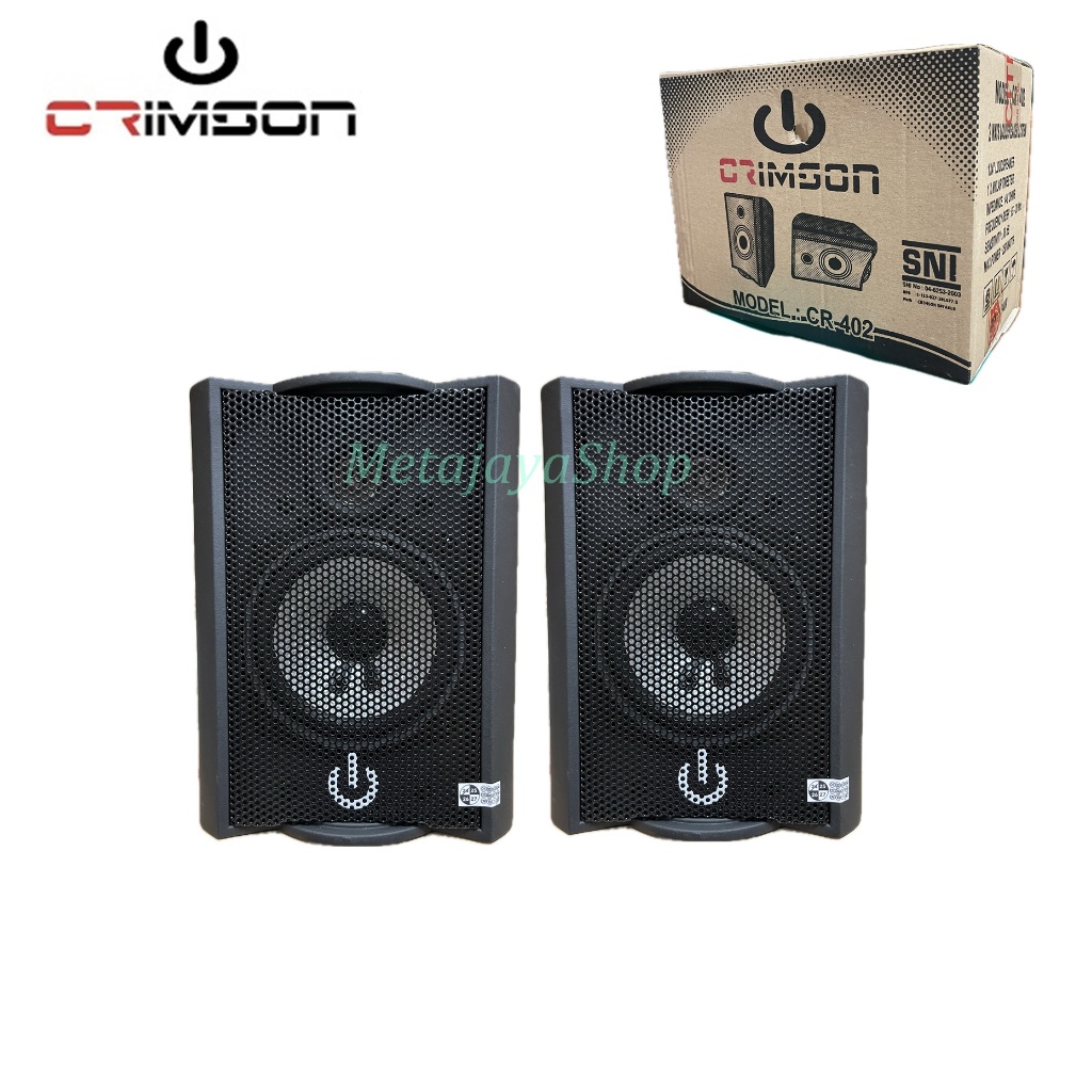 Speaker Pasif 4 Inch 2 Way Monitor Crimson CR-402 -  Speaker Passive  Crimson CR-402