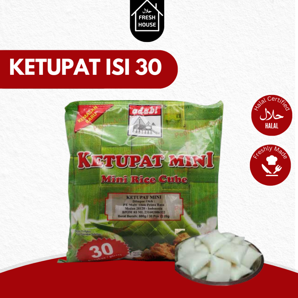 

KETUPAT MINI INSTAN ISI 30PCS