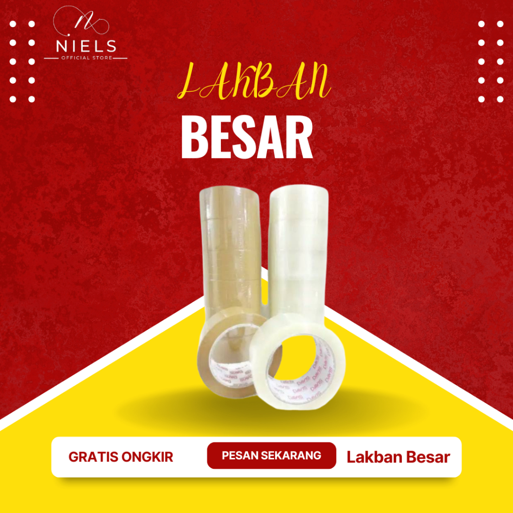 

Lakban Bening 48 MM (2 inch) CALLISTA Davis 100 Yard (PCS)