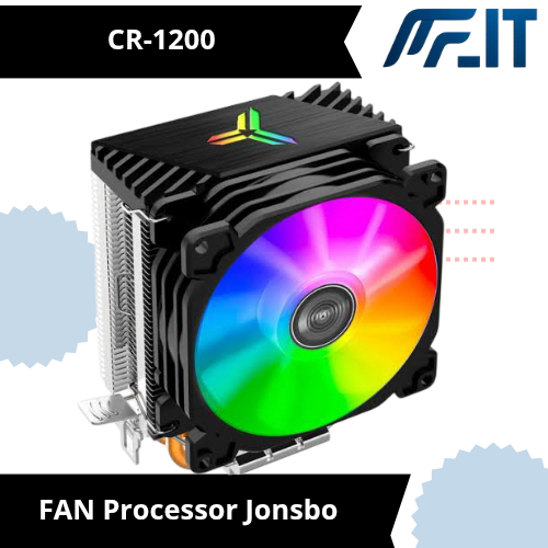 JONSBO CR-1200 CPU COOLER  HSF RGB HEATSINK FAN