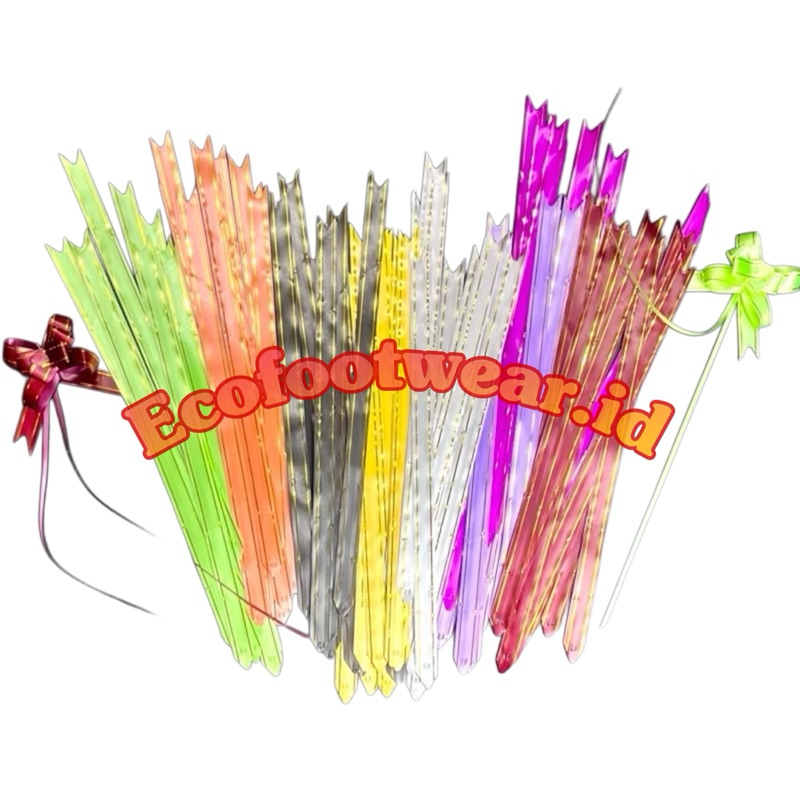 

Pita Tarik Serut List Gold 40 cm isi 10 pcs Pita Tarik Lis Emas