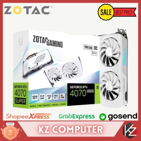 Zotac RTX 4070 SUPER 12GB Twin Edge White OC