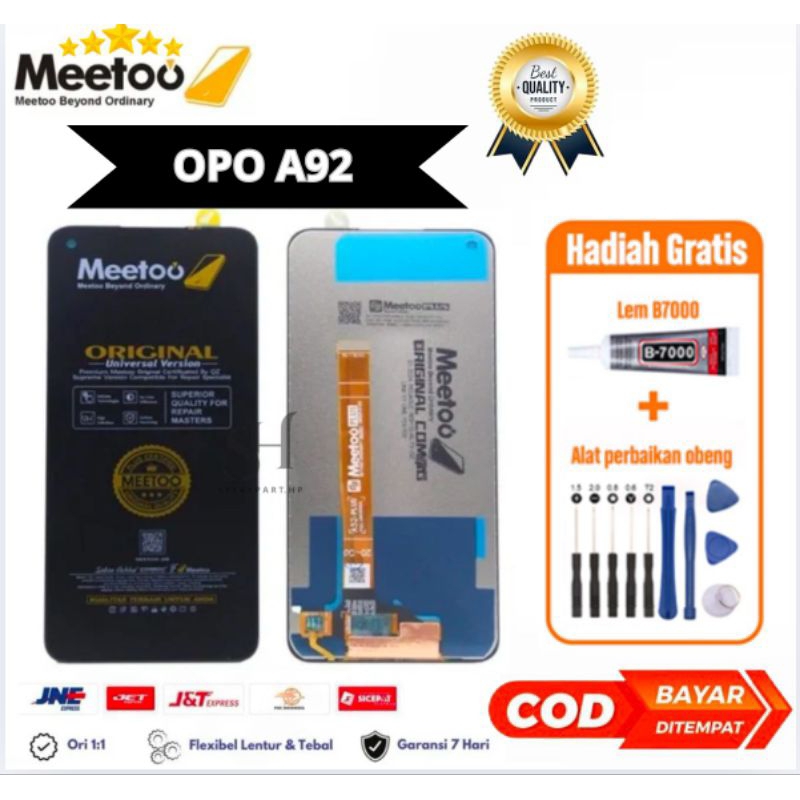 Lcd Touchscreen Opo A92 Fullset Original Freelem obeng/Lcd Original OPO A92