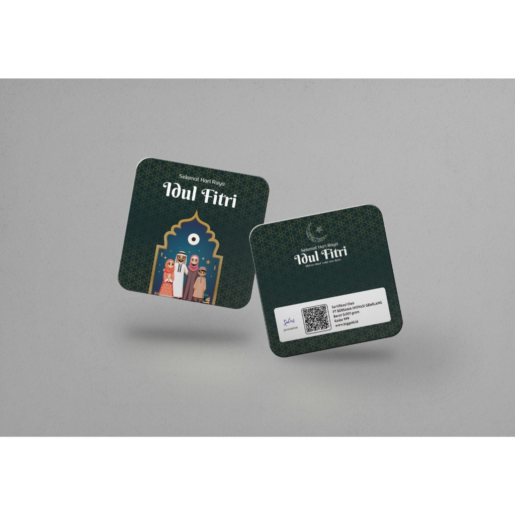 LOGAM MULIA/BIG/EDISI IDUL FITRI/LEBARAN 2025 0.001- 0.01 Gram Ecopack