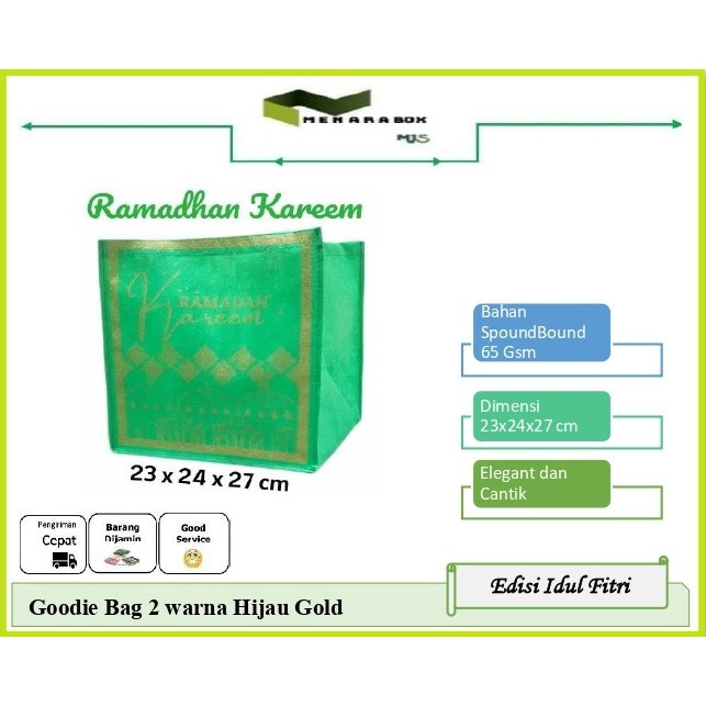 

Goodie Bag Kemasan Cantik Serbaguna Motif Cakep