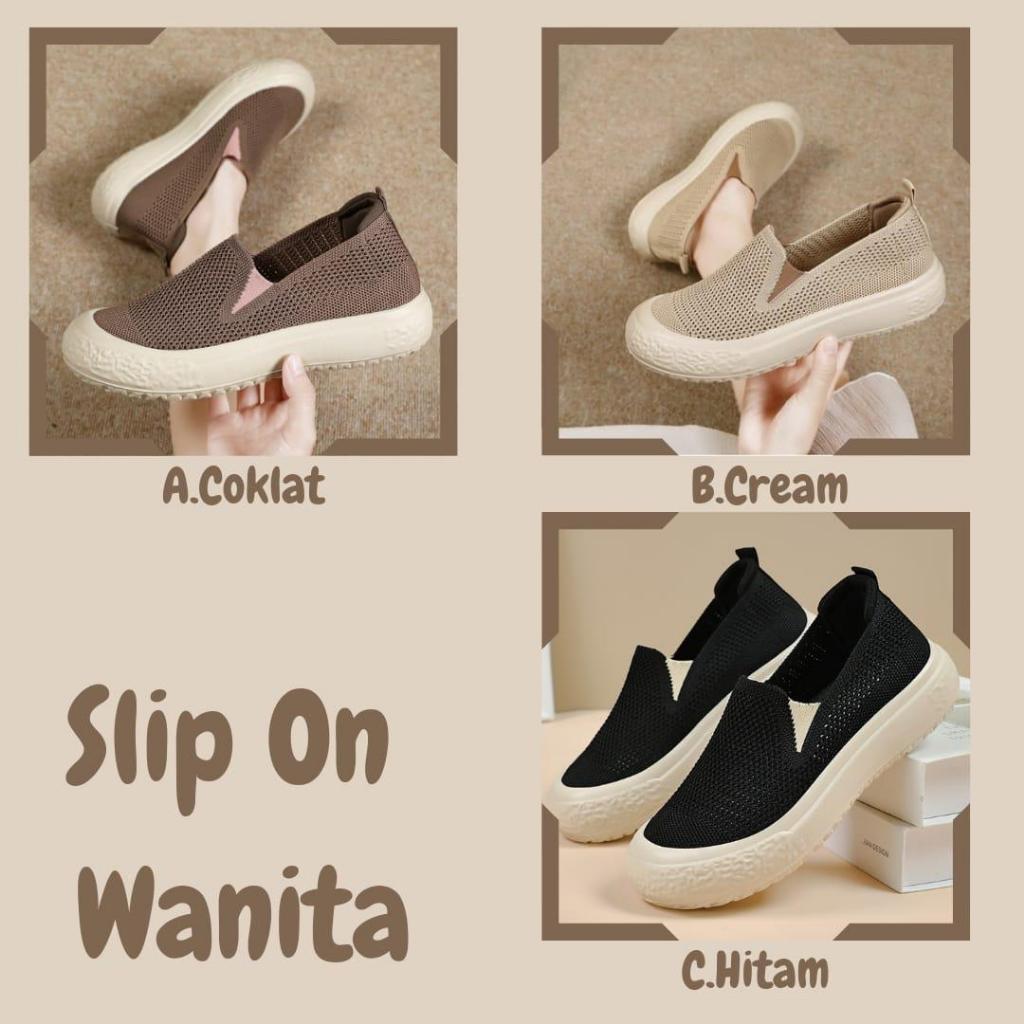 SEPATU SLOP/SEPATU KEKINIAN/SEPATU KECE WANITA IMPORT