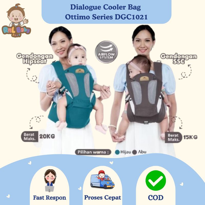 Mom's Baby Hipseat + Gendongan SSC Airflow 10in1 Miracle Series MBG2059 - Gendongan Bayi