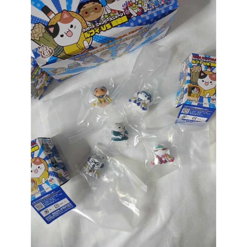 [SALE TUTUP TOKO] Mega Cat Project One Piece Nyan Luffy VS Kaigun Hen (Marine) - Akainu Aokiji Kizar